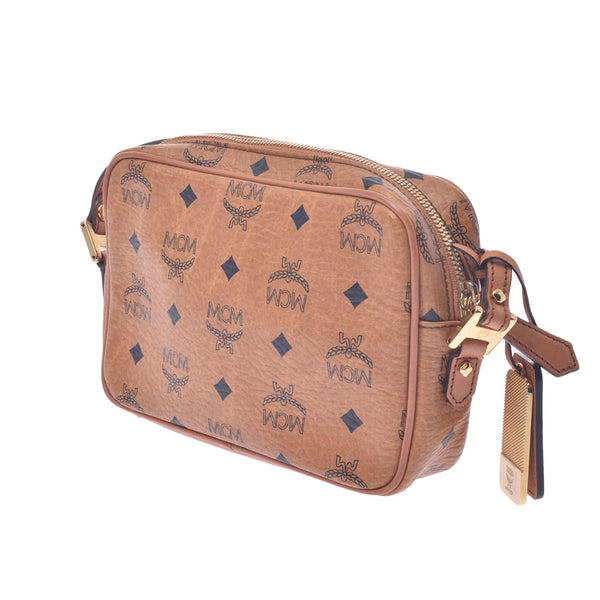 【Financial Sale】 MCM MCM Mini Shoulder Bag Cognac Unisex Shoulder Bag A-Rank Used Silgrin