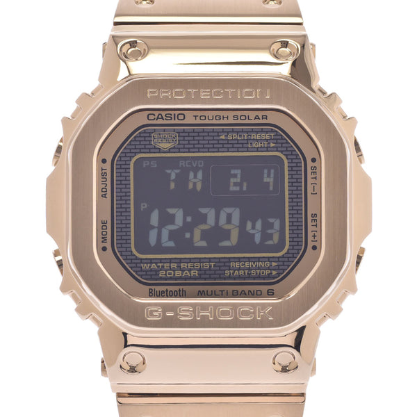 G-SHOCK ジーショック GMW-B5000 メンズ SS/GP 腕時計 ソーラー電波時計 黒文字盤 Aランク 中古 銀蔵