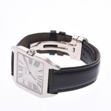 Cartier Cartier Santos Dumon LM Boys WG / Leather Watch Hand-rolled Ivory Dynx A-Rank Used Sinkjo