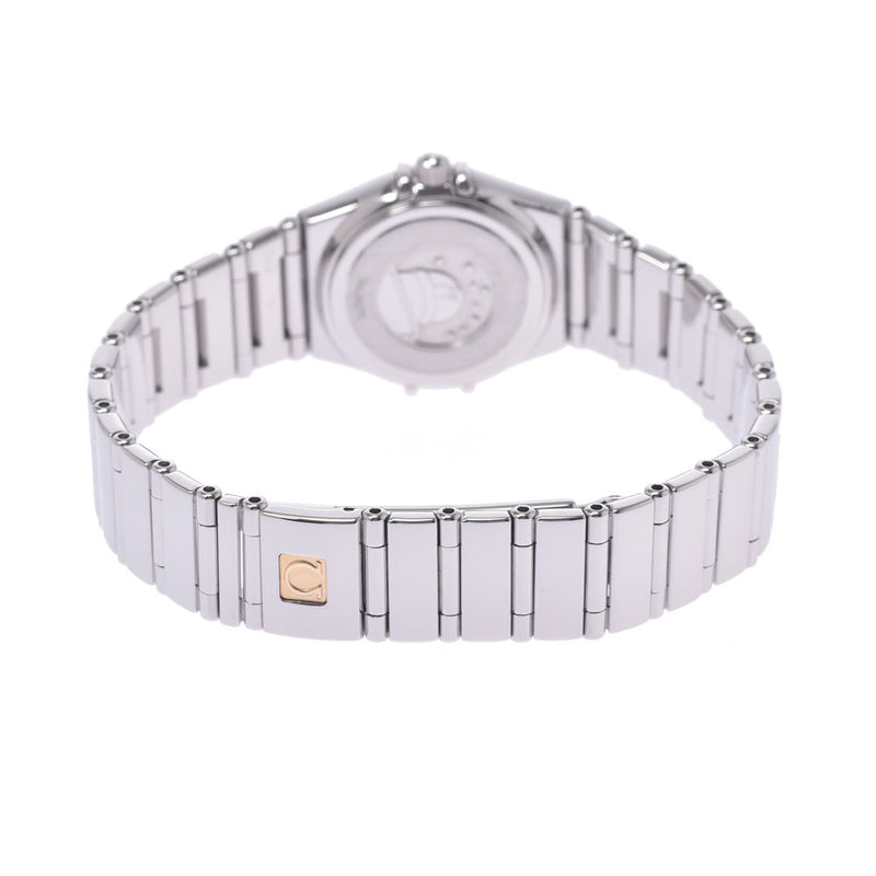 OMEGA Omega Constellation bezel diamonds 1465.71 Ladies SS wristwatch Quints shell. A-rank used silver storehouse.