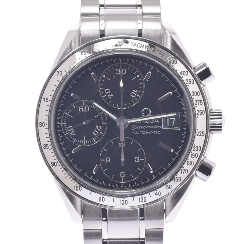 OMEGA Omega Speedmaster Date 3513.50 Men's SS Watch Automatic Black Dial A Rank Used Ginzo