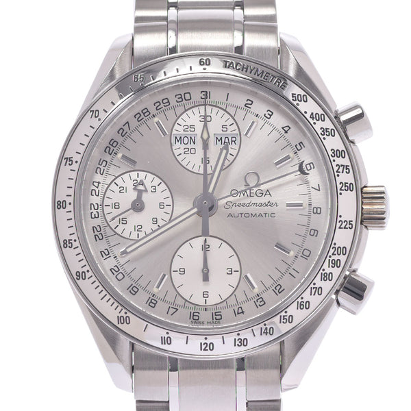 Omega Omega speed master triple calendar 3523.30 Mens SS Watch Automatic Silver Dial