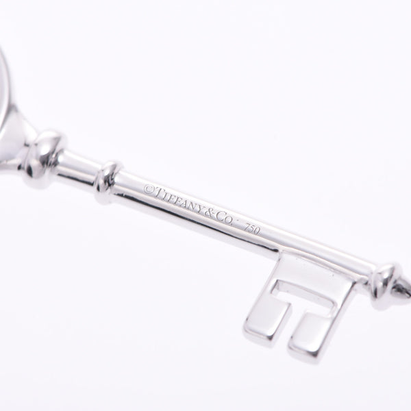 Tiffany & CO. Tiffany Quarterfoil Key Ladies K18WG Necklace A Rank Used Sink