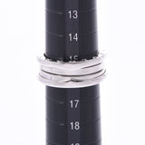 BVLGARI ブルガリ B-ZEROリング #57 サイズS 15.5号 ユニセックス K18WG リング・指輪 Aランク 中古 銀蔵