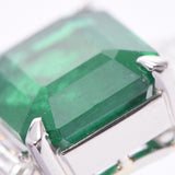 Other Emerald 3.95CT Diamond 1.11CT 13 Ladies PT900 Platinum Ring / Ring A Rank Used Silgrin