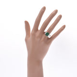 Other Emerald 3.95CT Diamond 1.11CT 13 Ladies PT900 Platinum Ring / Ring A Rank Used Silgrin