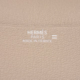 Hermes Hermes议程Ombre Silver Bracket□n-ingraved（2010年左右）英式蜥蜴天然笔记本封面A级使用Silgrin