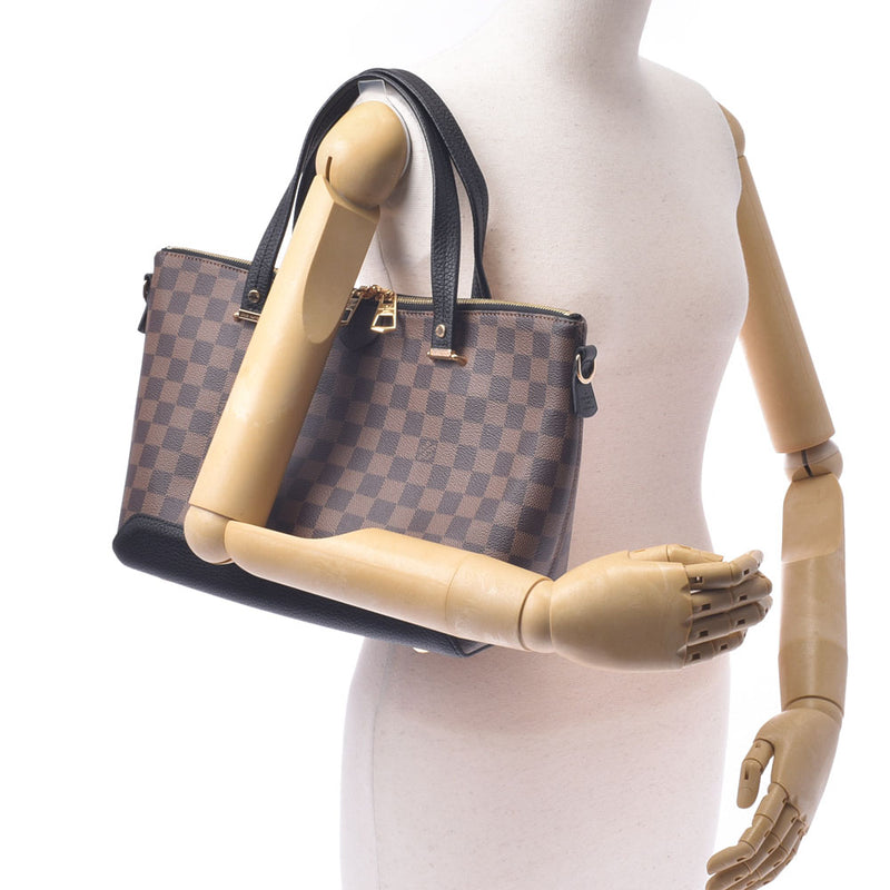 LOUIS VUITTON ルイヴィトン ダミエ ハイドパーク 2WAYバッグ ブラウン N41014 レディース ダミエキャンバス ハンドバッグ Aランク 中古 銀蔵