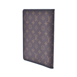 LOUIS VUITTON Louis Vuitton Monogram Macather Agenda Bureau Brown/Black R21083 Men's Monogram Canvas Pocketbook Cover AB Rank Used Ginzo