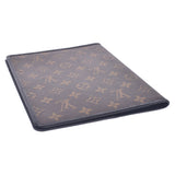 LOUIS VUITTON Louis Vuitton Monogram Macather Agenda Bureau Brown/Black R21083 Men's Monogram Canvas Pocketbook Cover AB Rank Used Ginzo