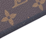 LOUIS VUITTON Louis Vuitton Monogram Macather Agenda Bureau Brown/Black R21083 Men's Monogram Canvas Pocketbook Cover AB Rank Used Ginzo
