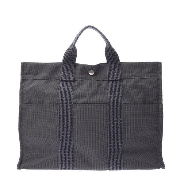 Hermes Hermes Ele Line MM Grey UniSEX Cambas Tote Bag A-Rank使用Silgrin