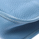 Hermes Hermes Evelin PM Blue Jean Silver Bracket □ J-Engraved (around 2006) Unisex Triyo Clemance Shoulder Bag B Rank Used Silgrin