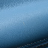 Hermes Hermes Kelly 32 2WAY Bag Blue Jean Silver Fittings □ J-Engraved (around 2006) Women's Swift Handbags AB Rank Used Sinkjo