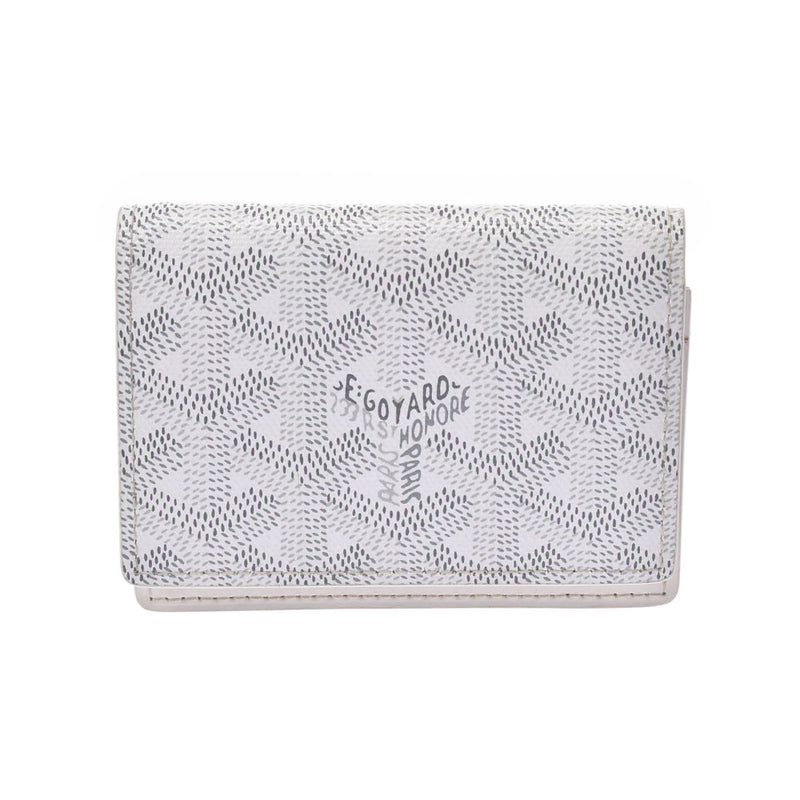 ゴヤール名刺入れ 白 ユニセックス PVC カードケース GOYARD 中古 