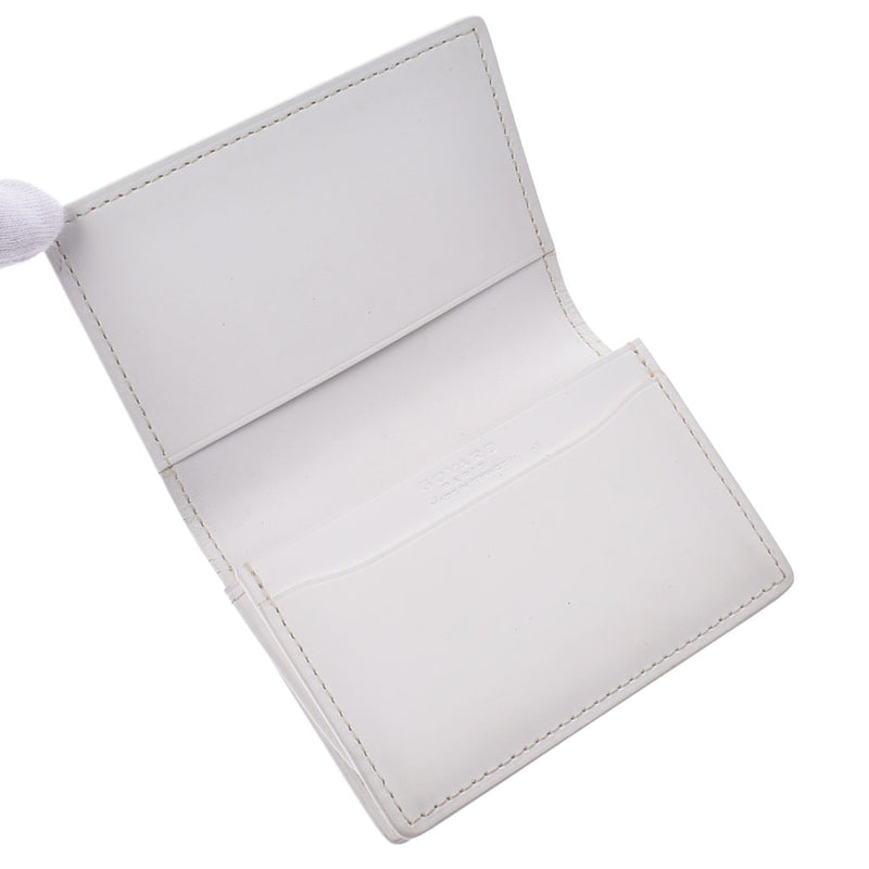Goyard Goyard Name Stillers White Unisex PVC Card Case AB Rank Used Sinkjo
