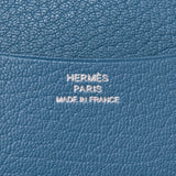 Hermes Hermes Agenda GM Cobalt □ L-engraving (around 2008) Unisex Shaving Handbook Cover A-rank used Silgrin
