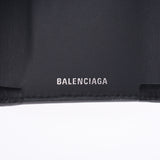 Balenciaga Valenciaga Everyday Mini Wallet Compact Wallet Silver Glitter 651921 Ladies Leather Three Folded Wallets B Rank Used Silgrin