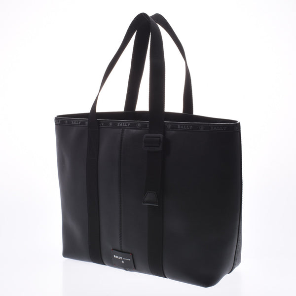 Bally Barry Supra Black Men's Leather Tote Bag A Rank Used Sinko