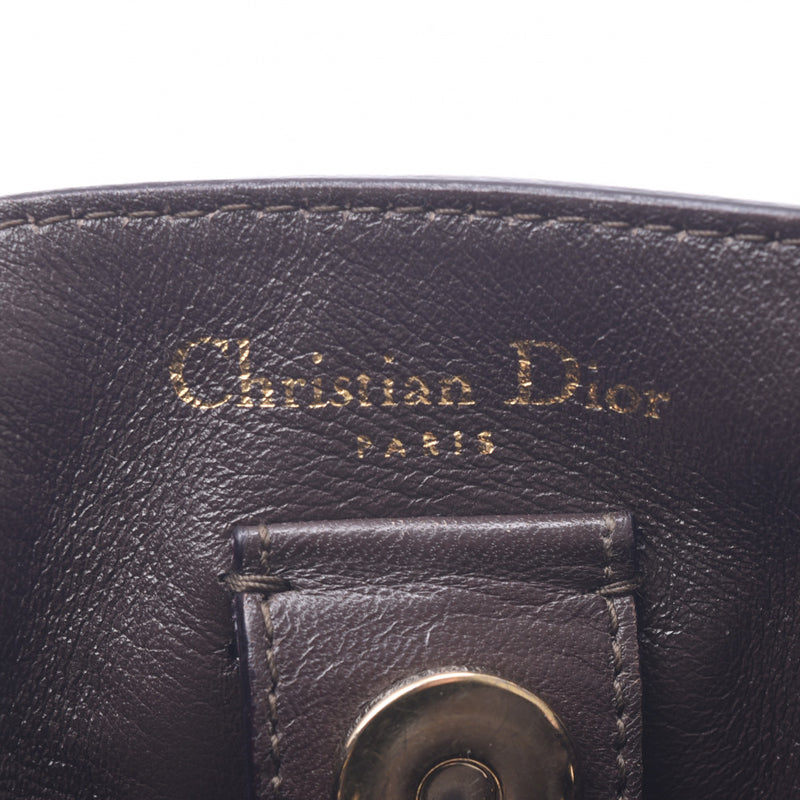 Christian Dior クリスチャンディオール 2WAYバッグ ピンクベージュ系 レディース カーフ トートバッグ Bランク 中古 銀蔵