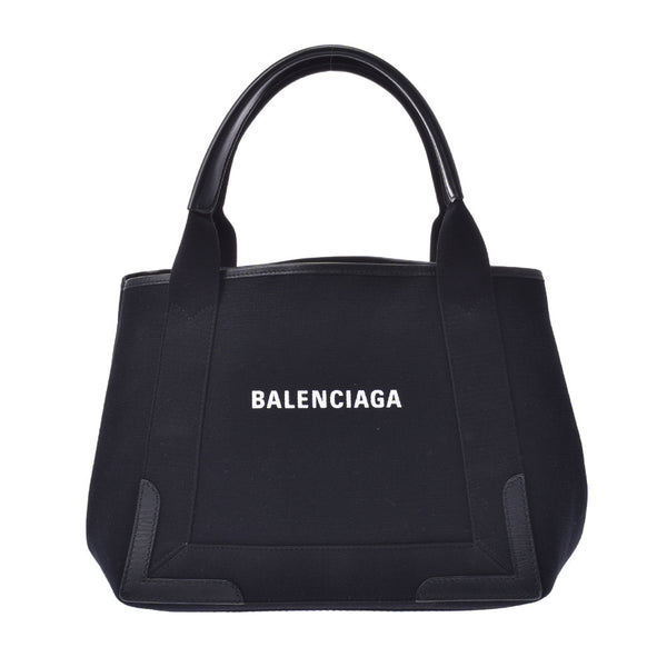 BALENCIAGA Valenciaga Neibica Caba S Black Unisex Canvas / Leather Handbag A-Rank Used Sinkjo