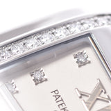 PATEK PHILIPPE Patek Philippe TWENTY-4 Bezel Diamond 10P Diamond 4910/10A-011 Men's SS Watch Quartz Cream Dial A Rank Used Ginzo