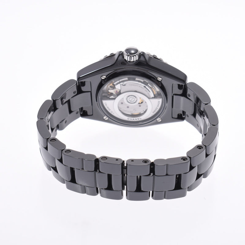 【118072】CHANEL シャネル  H5702 J12 12Pダイヤ ブラックダイヤル CE 自動巻き 当店オリジナルボックス 腕時計 時計 WATCH メンズ 男性 男 紳士