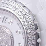 CHANEL Chanel J12 38mm Bezel/Center Diamond 12 Dia H2675 Men's White Ceramic /SS Watch Automatic White Dial AB Rank Used Ginzo