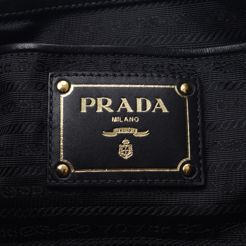 PRADA プラダ 2WAYバッグ 黒 BN1788 レディース ナイロン レザー ハンドバッグ ABランク 中古 銀蔵