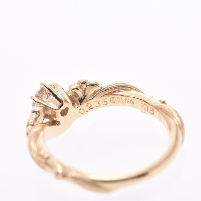 Other K.Uno Keino Disney Design Diamond 0.235ct No. 7 Ladies K18 YG Ring / Ring A-Rank Used Silgrin