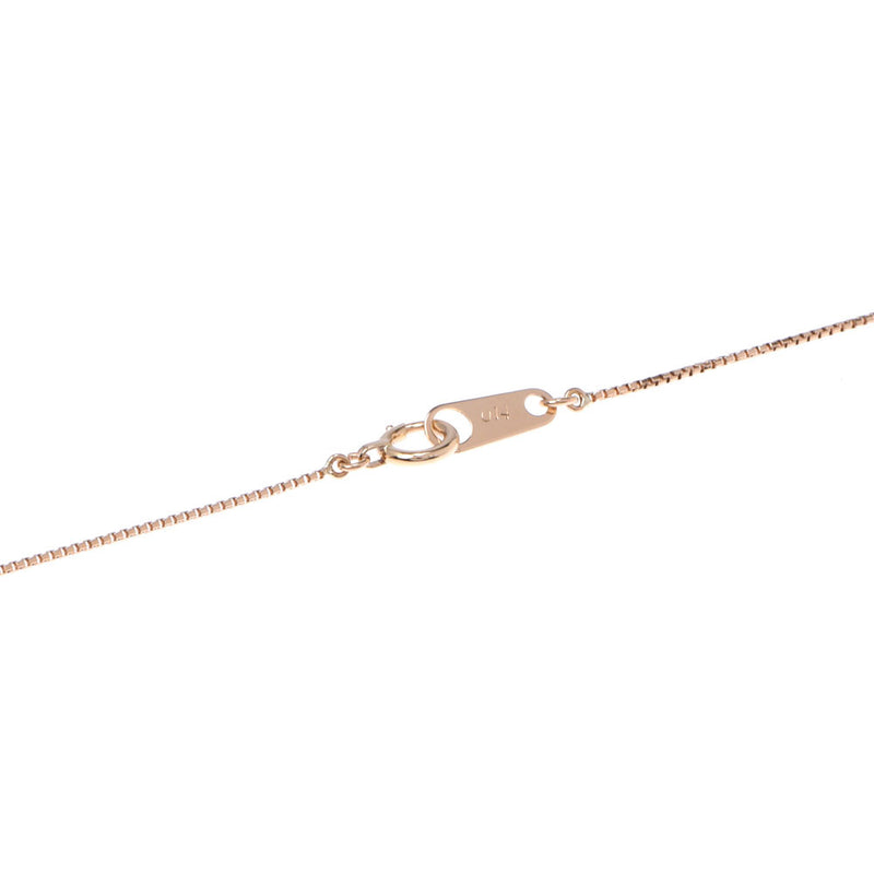 CELINE Celine Circle/ Macadam Diamond 0.14ct Ladies K18YG Necklace A Rank Used Ginzo