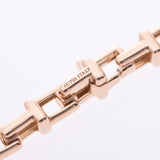 Tiffany & CO. Tiffany T Narrow Chain Ladies K18PG Bracelet A-Rank Used Silgrin