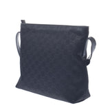GUCCI Gucci GG Pattern Black 314529 Unisex Nylon Leather Shoulder Bag B Rank Used Sinkjo