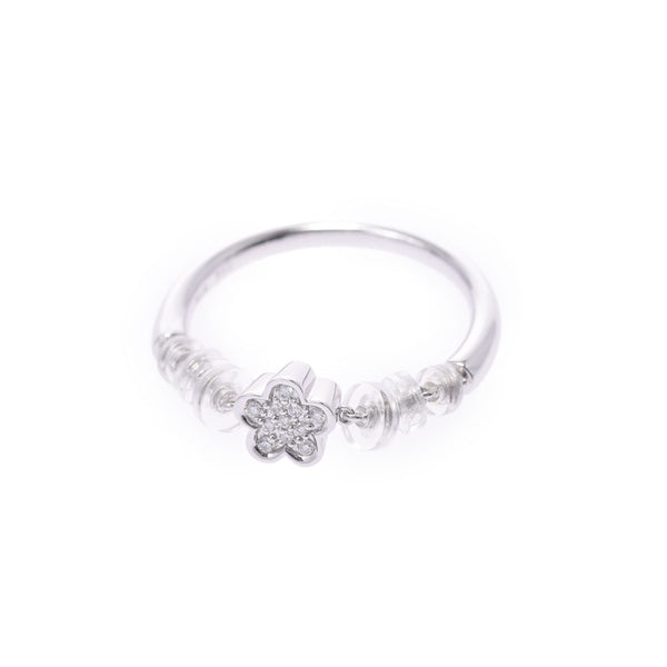 Other TOUS Touus Flower Motif No. 12 Ladies K18WG/Diamond Ring/Ring A Rank used Ginzo