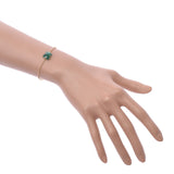 Other Tous Tous Cummo Tig Ladies K18 YG / Green Quotes Bracelet A-Rank Used Silgrin