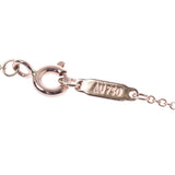 TIFFANY&amp;Co. Tiffany Tag Unisex K18PG/Tsabolite Necklace A Rank Used Ginzo