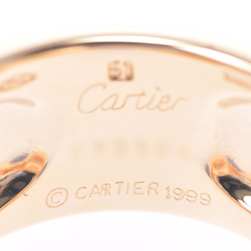 CARTIER カルティエ タンキッシム カルセドニー 10.5号 レディース K18YG リング・指輪 Aランク 中古 銀蔵