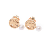 Others TOUS TOUS CAMIL COMIMO THIF Ladies K18YG / Pearl Earrings A rank used Silgrin