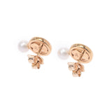 Others TOUS TOUS CAMIL COMIMO THIF Ladies K18YG / Pearl Earrings A rank used Silgrin