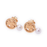 Others TOUS TOUS CAMIL COMIMO THIF Ladies K18YG / Pearl Earrings A rank used Silgrin