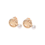 Others TOUS TOUS CAMIL COMIMO THIF Ladies K18YG / Pearl Earrings A rank used Silgrin