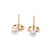 Others TOUS TOUS CAMIL COMIMO THIF Ladies K18YG / Pearl Earrings A rank used Silgrin