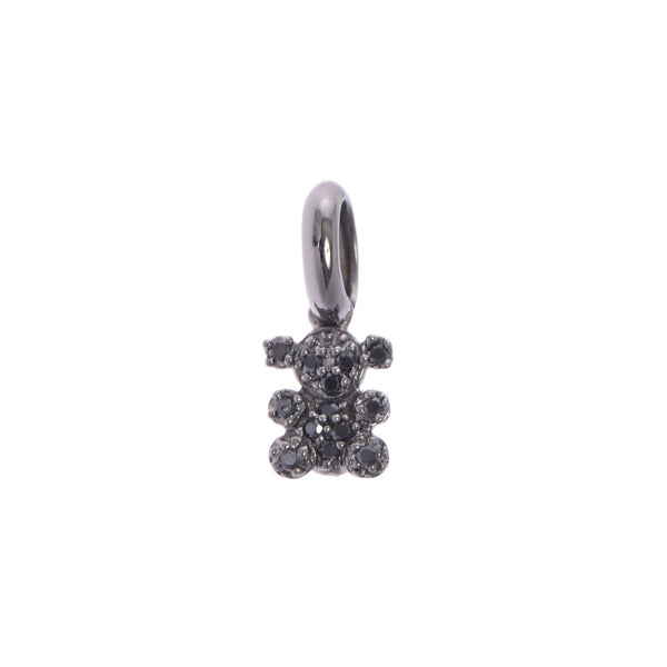 Other TOUS Tous Bear Motif Ladies K18/Black Diamond Pendant Top A Rank Used Ginzo