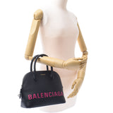 Balenciaga valenciaga Ville顶部把手S Black 518873女士皮革手袋A排名使用的水池