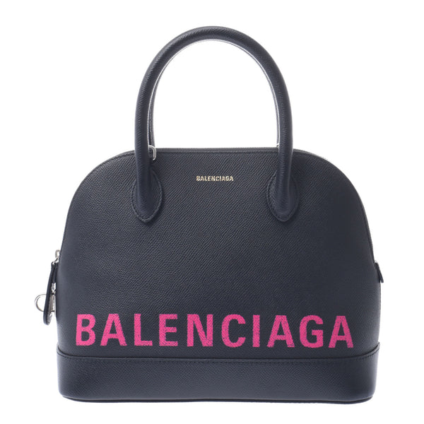 Balenciaga Valenciaga Ville Top Handle S Black 518873 Women's Ladies Leather Handbags A-Rank Used Sinkjo