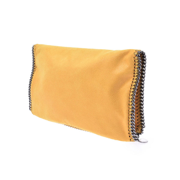 STELLA MCCARTNEY Stella McCartney Fabella Clutch Bag Yellow Women Polyester Second Bag A-Rank Used Silgrin