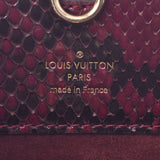 Louis Vuitton Monogram Venus 2WAY bag ladies Monogram canvas Python handbag