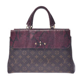 Louis Vuitton Monogram Venus 2WAY bag ladies Monogram canvas Python handbag