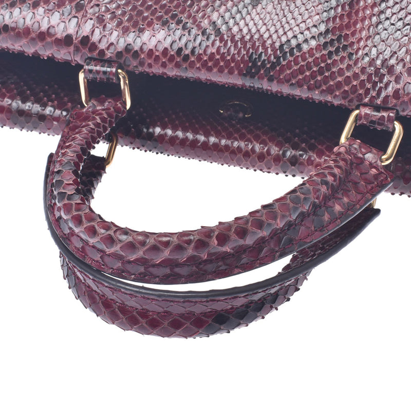 Louis Vuitton Monogram Venus 2WAY bag ladies Monogram canvas Python handbag