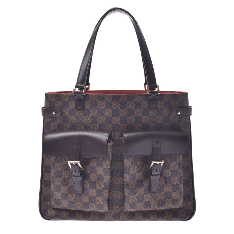 LOUIS VUITTON ルイヴィトン ダミエ ユゼス ブラウン N51128 ユニセックス ダミエキャンバス トートバッグ ABランク 中古 銀蔵